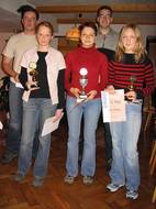 Linda, Anja, Francie (von links)