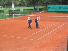 nach getaner "Arbeit" - Francie und Linda